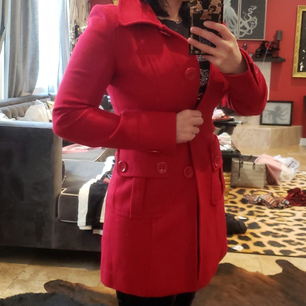 ⭐SALE⭐🖤❤Red Coat❤🖤 - Picture 3 of 9